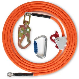 KLYTORX Flip Line Tree Climbing Rope 1/2" X 16ft Steel Core