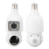 FHD 1080P Dual Lens Light Bulb Security Camera 360 Degree