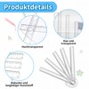 Ruler 30 cm, Pack of 12 Transparent Rulers for School