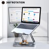 JOYEKY Laptop Stand for Desk, Adjustable Computer Stand with 360°