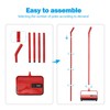 Eyliden Carpet Sweeper, Mini Size Lightweight Hand Push - No
