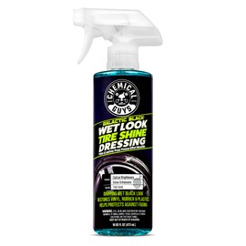 Chemical Guys Galactic Black Wet Look Tire Shine Dressing – High Gloss Spray for Tires, Trim and Rubber – Restores Deep Black Shine and Protection for Cars, Trucks, Motorcycles and RVs, 16 oz