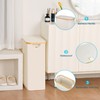 efluky Slim Laundry Basket with Lid, Narrow Laundry Hamper with