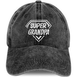 Kapyiupo Grandpa Hat for Men Grandpa Gifts from Grandkids Grey
