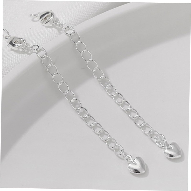 DOITOOL 5Pcs Necklace Chain Extenders Kit Jewelry Extension Chains for