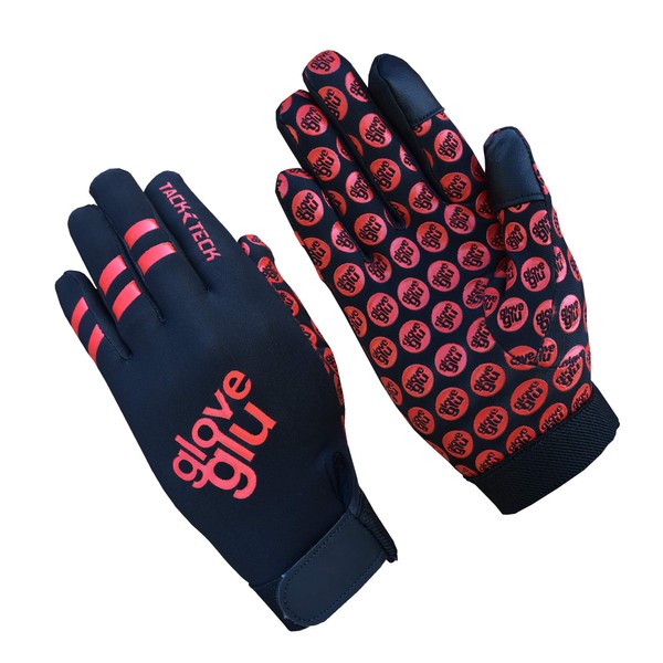 Multisport Gloves (Black/Red, Large Boys)
