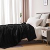 YASMENG Satin Blanket 150 x 200 cm Black Satin Sofa