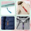OPLCFO 210 Pcs Zipper Pull Replacement, 30 Colors Zipper Tags