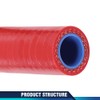 PIT66 Lower Upper Red Radiator Silicone Hose Compatible with 1964
