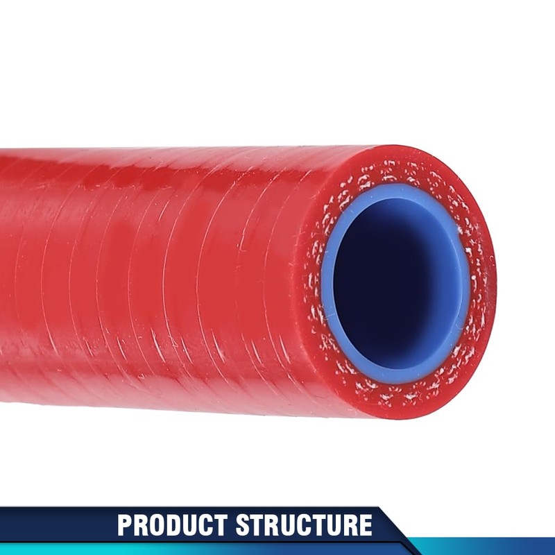PIT66 Lower Upper Red Radiator Silicone Hose Compatible with 1964