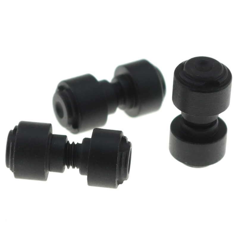 DGZZI 3 Sets Black Stainless Steel Folding Knife Screws Folding