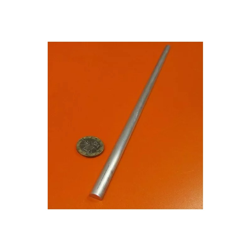 Basic Aluminum Half Round Rod (.375") 3/8" Dia, x 1