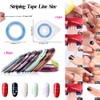 JOYJULY Nail Art Kit includes 30 Striping tape & 4Pcs