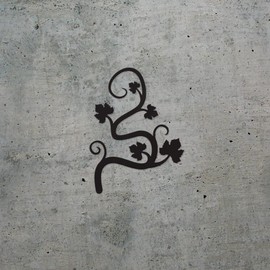 ANGDEST CLUB Decal Stickers of Pumpkin Vine Silhouette (Black) Premium Waterproof Vinyl Decal Stickers for Laptop Phone Accessory Helmet Car Window Mug Tuber Cup Door Wall Decoration USCSKUS01179aBL