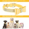 Adjustable Microfiber Double Bowknot Crystal Sparkle Rhinestone Cat Collar Pet
