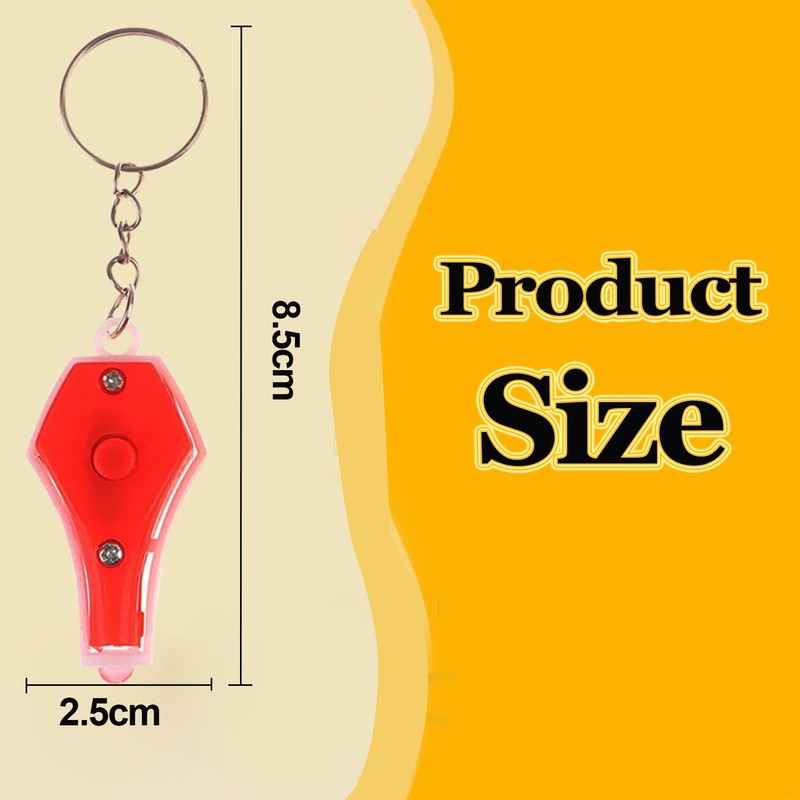 POCKETMAN LED Keychain Flashlight UV Light Small Flashlight Mini Keychain