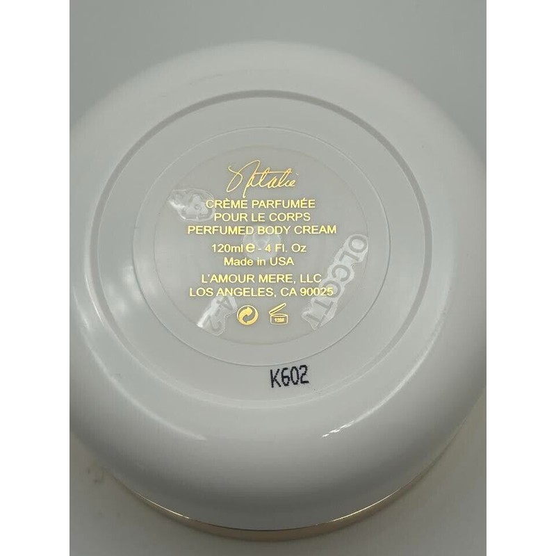 Natalie Wood Perfume Body Creme Wood Gardenia Signature Fragrance Full