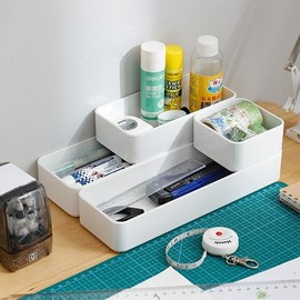 Kitchen Bathroom Toiletry Office Supplies Shelf Drawer Organizer SB80 3ea