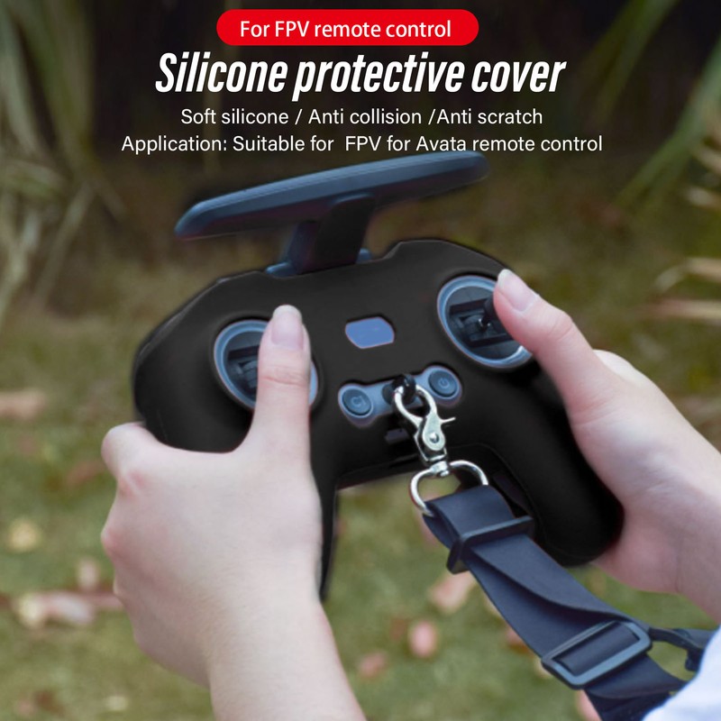 Controller Protector Silicone Case with Lanyard Protective Cover for Avata