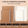 Yoment Discbound Notebook Customizable Spiral Journal Refillable 5 Subject Notebook