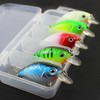 OriGlam Minnow Crankbaits Fishing Lures Small Fat Simulation Bait Fishing