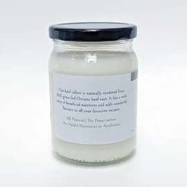 Original Beef Tallow, Grass-Fed, Grass-Finished, 12oz