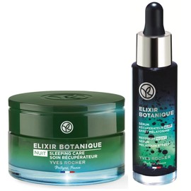 Yves Rocher Set ANTI ARRUGAS Elixir Botanique Rutina Nocturna Detox: Crema Facial de Noche (50 ml) + Sérum Recuperador de Noche (30 ml)