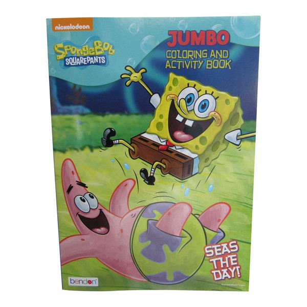 Nickelodeon SpongeBob Seas the Day Jumbo Coloring and Activity Book