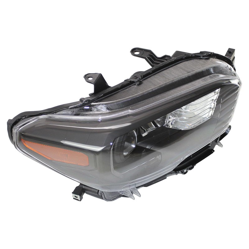 SUPAPRO Halogen Headlight Headlamps Black Housing w/o Bulbs For 2016-2019