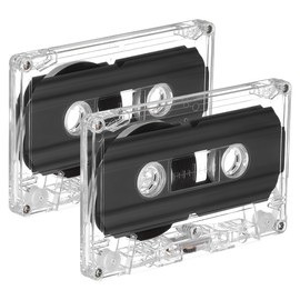 UKCOCO 2 Pack Blank Audio Cassette Tapes 30 Min Normal Bias