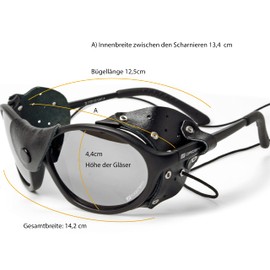 Daisan Everest Glacier Goggles Mountaineering Goggles Protection Factor 4