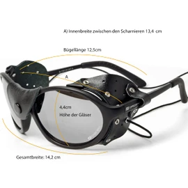 Daisan Everest Glacier Goggles Mountaineering Goggles Protection Factor 4