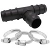 Baumaxxe PP T-piece 90° with hose nozzle connection + 3