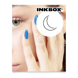 Inkbox Temporary Tattoos, Semi-Permanent Tattoo, One Premium Easy Long Lasting, Waterproof Temp Tattoo with For Now Ink - Lasts 1-2 Weeks, Deimos, 2 x 2 Inches