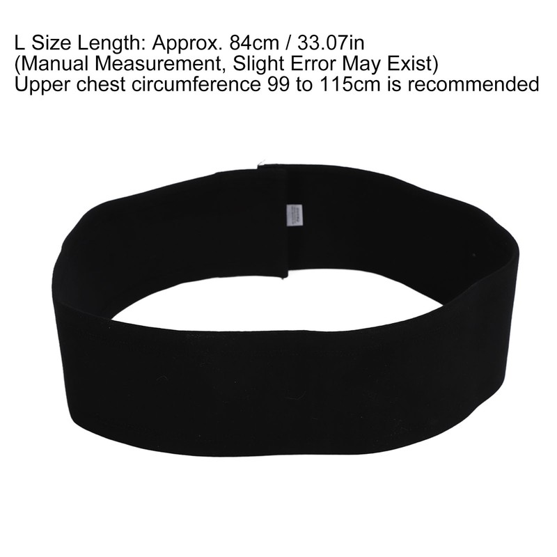 Implant Stabilizer Band Black Adjustable Elastic Soft Skin Friendly Breathable
