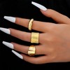 Chunky Gold Rings for Women Non Tarnish Trendy 14K Gold