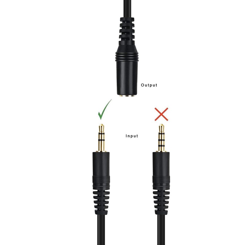 PASOW 3.5mm Stereo Male to Female Extension Audio Cable Cord