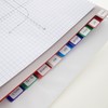 BAZIC Binder Dividers w/ 10 Color Tabs 8. 5" x