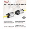AIDA Lighted Plug and Connector Set, Straight Blade Cord End