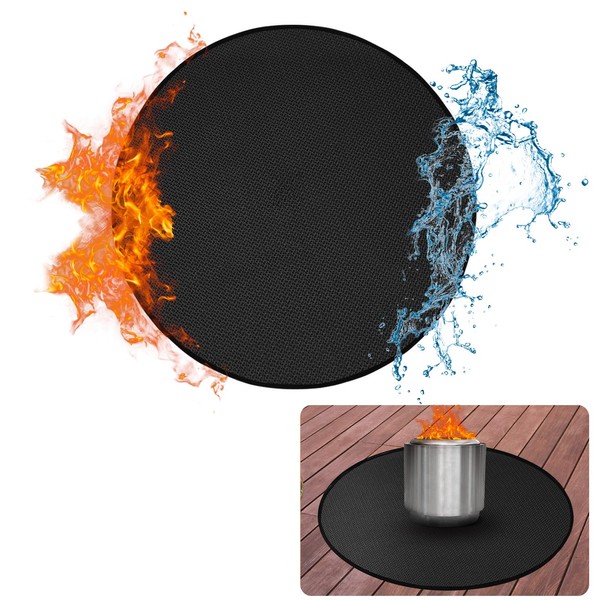 Apipi 39'' Fire Pit Mat for Solo Stove Ranger, 3-Layer