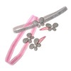 HAARallerliebst Set of 4 Hair Clips and Headband with Glittering