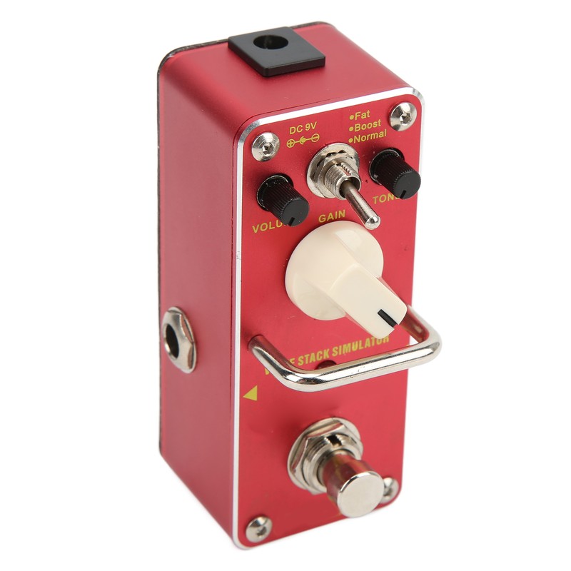 Simulator Effect Pedal Tube True Bypass Distortion Tone Amplifier Guitar