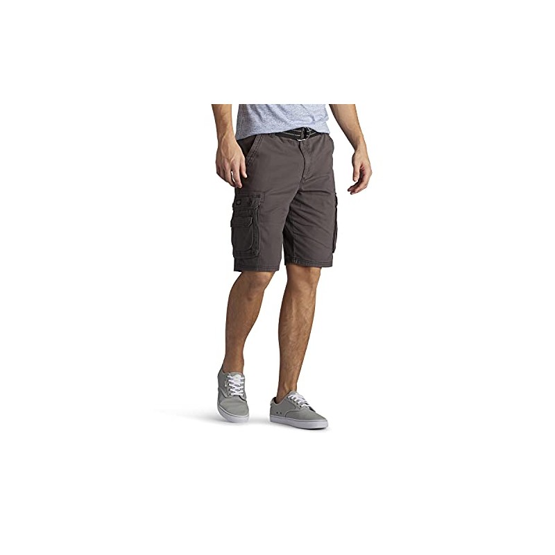 Lee Men's Dungarees New Belted Wyoming Cargo Shorts Cargos, shiner