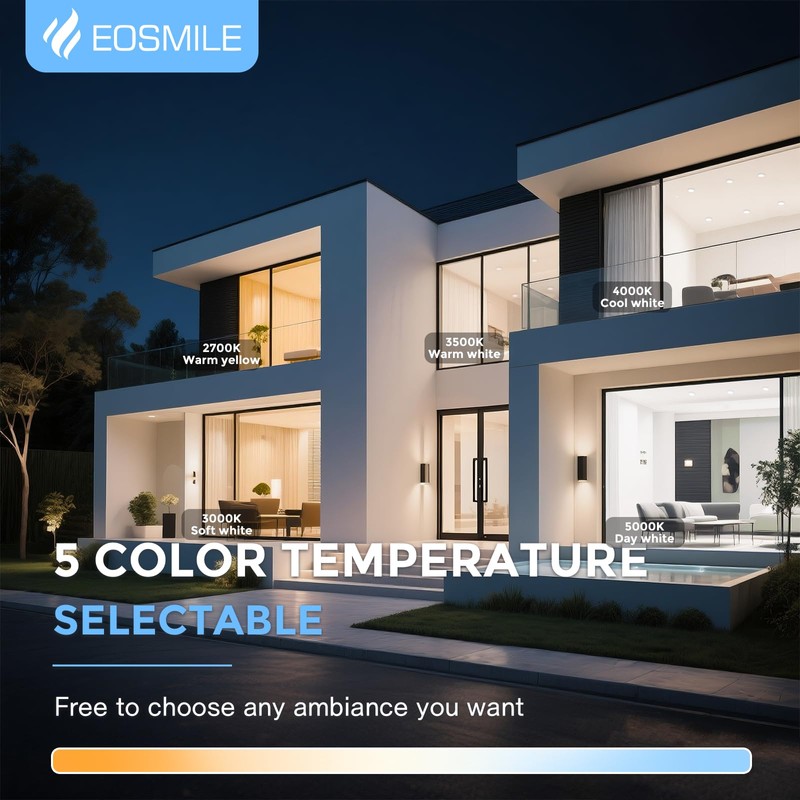EOSMILE 12 Pack 6 Inch Ultra-Thin LED Recessed Light with