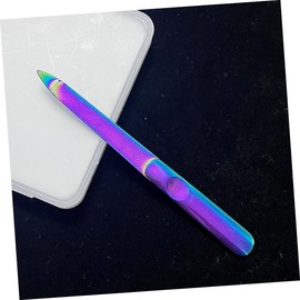 Ipetboom 2pcs Metal Nail File Manicure Nail Files for Hand Foot Salon Tools Art Tools Easy to Use Carry