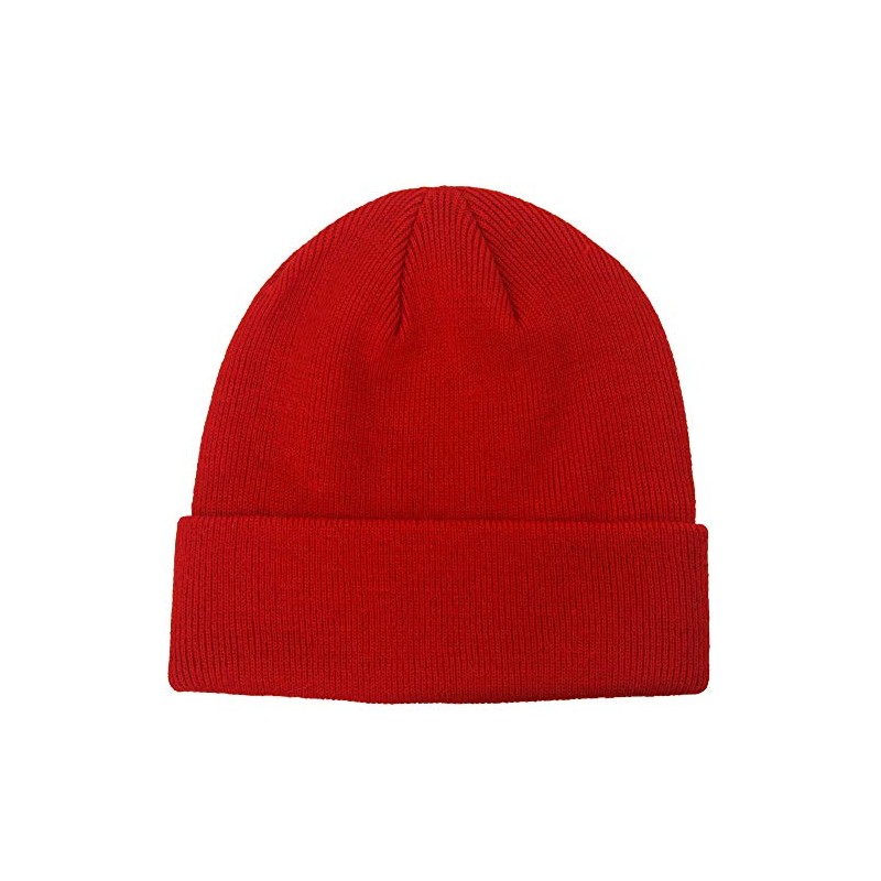 MaxNova Men's Red Beanie