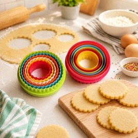 Embossed Wooden Rolling Pin for Holiday Baking – Snowflake & Elk Pattern Roller for Cookies, Fondant & Pastry