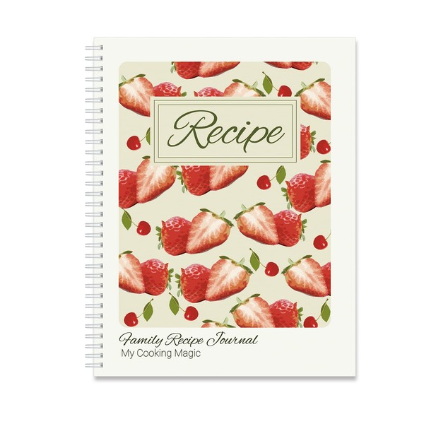YBCPACK A4 Recipe Notebook To Write In Your Own Recipe,