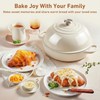 Cast Iron Dutch Oven with Lid, 6 Quart Enameled Bread