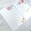 25 White Shimmer Pearl Paper Wedding Invitation Envelopes (Pearl White)